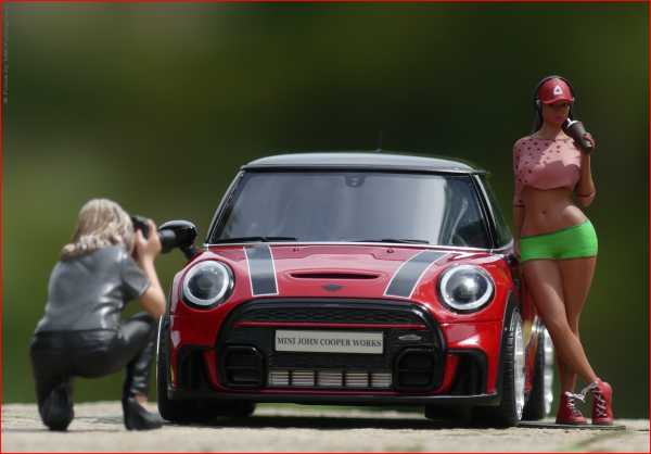 1:18 Mini Cooper S JWC WORKS Package 2021 - Red Edition inkl. OVP